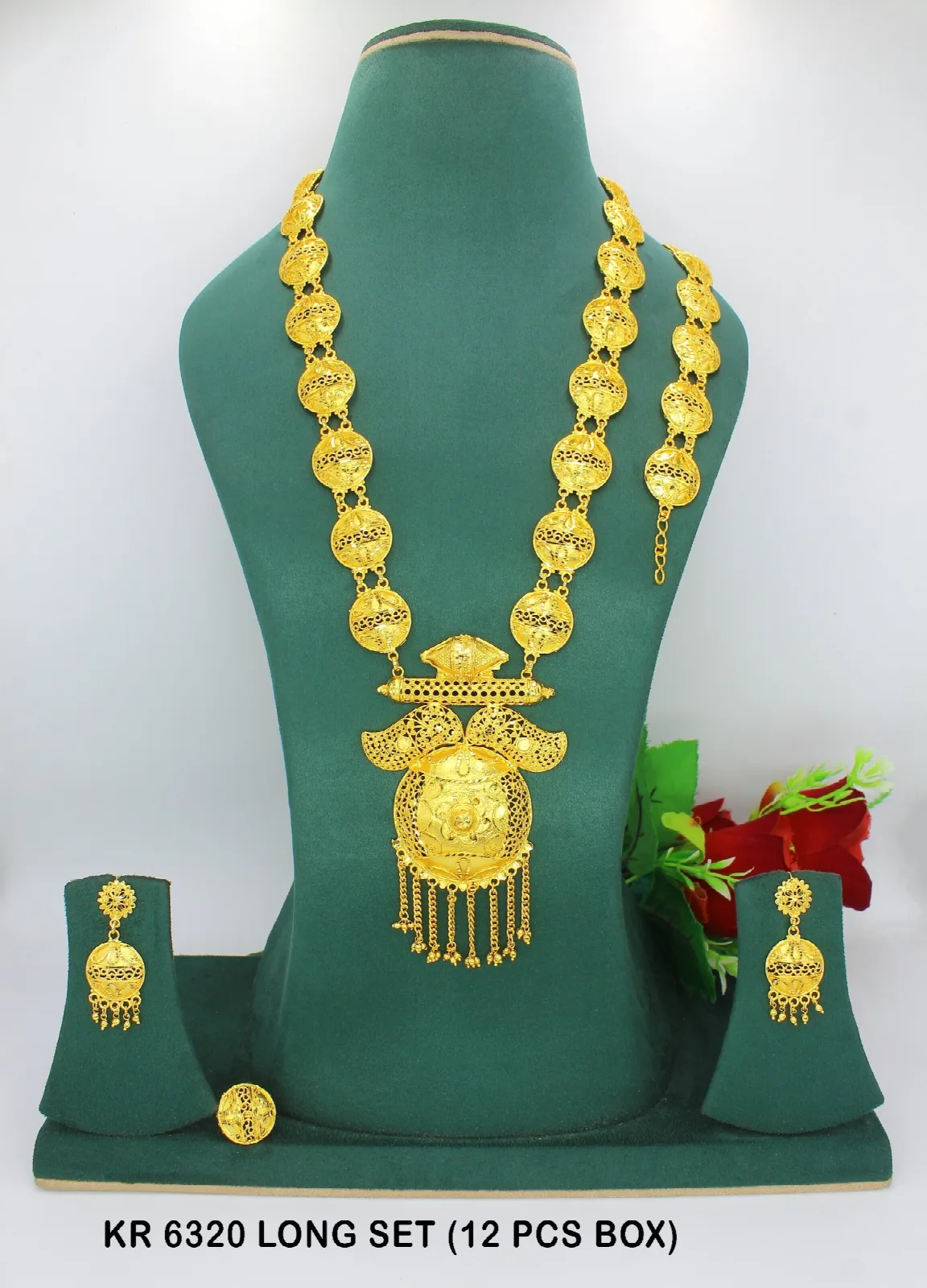 Gold Plated Long Necklace